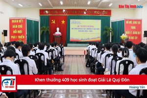 Khen thưởng 409 học sinh đoạt Giải Lê Quý Đôn