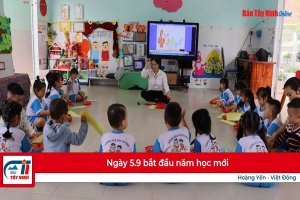 Ngày 5.9 bắt đầu năm học mới