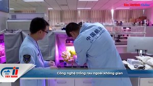 Công nghệ trồng rau ngoài không gian