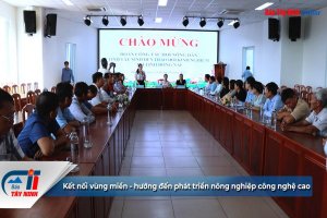 Kết nối vùng miền - hướng đến phát triển nông nghiệp công nghệ cao