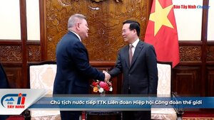 Chủ tịch nước tiếp TTK Liên đoàn Hiệp hội Công đoàn thế giới