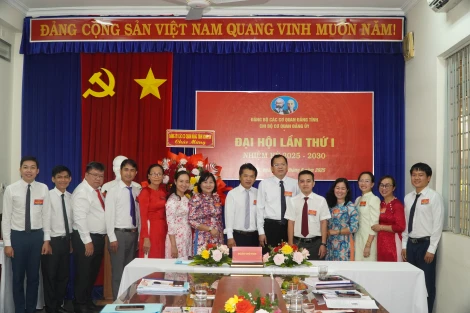 Đại hội Chi bộ cơ quan Đảng uỷ các cơ quan Đảng tỉnh lần thứ I, nhiệm kỳ 2025–2030
